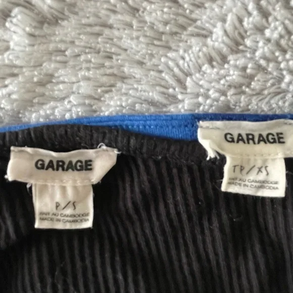 Garage Tube Top & One shoulder top - Picture 2 of 2